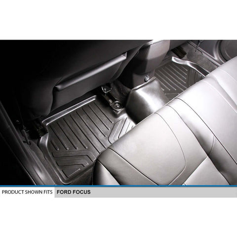 SMARTLINER Custom Fit Floor Liners For 2012-2018 Ford Focus Sedan W/O Subwoofer (No SR Models)