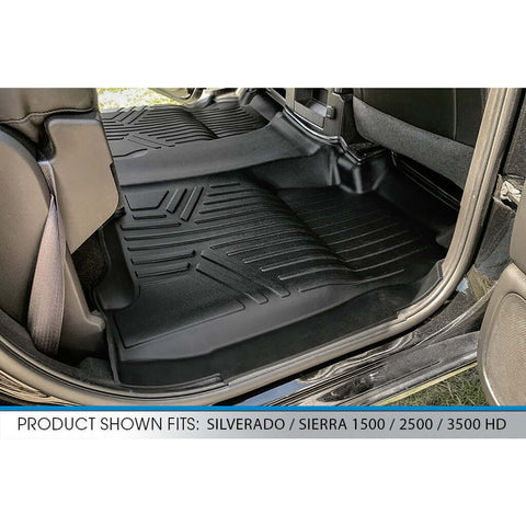 SmartCoverage™ Custom Fit Floor Liners For Crew Cab 2014-2018 Silverado/Sierra 1500 - 2015-2021 2500/3500 HD