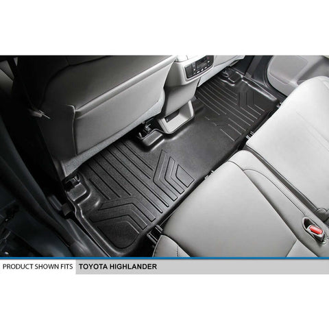 SMARTLINER Custom Fit Floor Liners For 2014-2019 Toyota Highlander Hybrid (with 2nd Row Bucket Seat)
