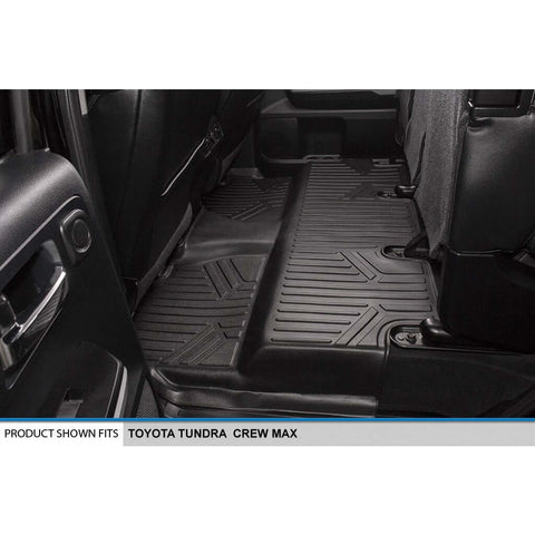 SMARTLINER Custom Fit Floor Liners For 2007-2021 Toyota Tundra CrewMax Cab (with Coverage Under 2nd Row Seat)