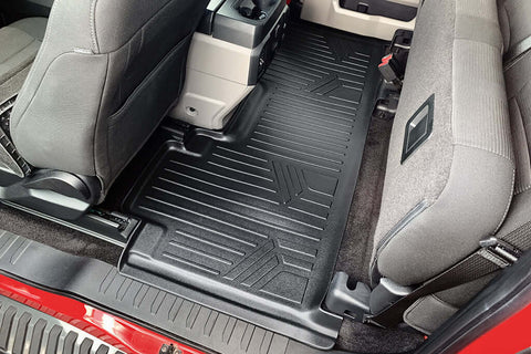 SMARTLINER Custom Fit Floor Liners For 2017-2025 SuperCab with Vinyl Flooring & Bucket Seats