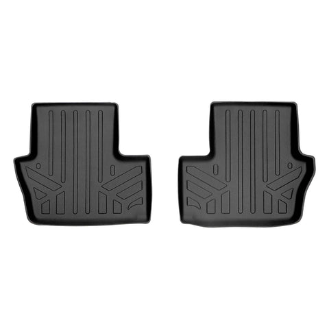 SMARTLINER Custom Fit Floor Liners For 2017 Jeep Patriot (with 1st Row Dual Driver Side Floor Hooks)