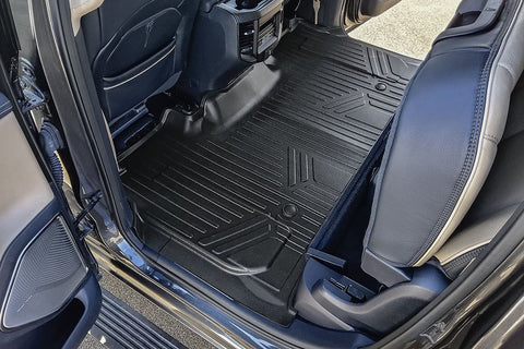 SmartCoverage™ Custom Fit Floor Liners For 2025-2026 Ram 1500 Crew Cab with Rear Underseat Storage Box (with OTH)
