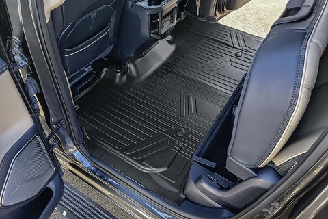 SmartCoverage™ Custom Fit Floor Liners For 2021-2024 Ram 1500 TRX with Rear Underseat Storage Box