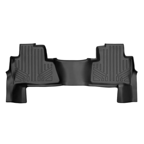 SMARTLINER Custom Fit Floor Mats 3 Rows and Cargo Liner Behind 2nd Row Set Black 2015 - 2020 Tahoe / Yukon with 2nd Row Bench Seats