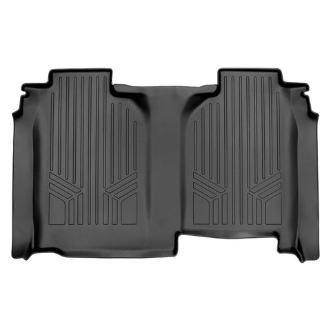 SmartCoverage™ Custom Fit Floor Liners For 2019-2025 Chevrolet Silverado 1500 Crew Cab With 1st Row Bucket Seats and Carpeted Flooring without the 2nd Row Underseat Storage