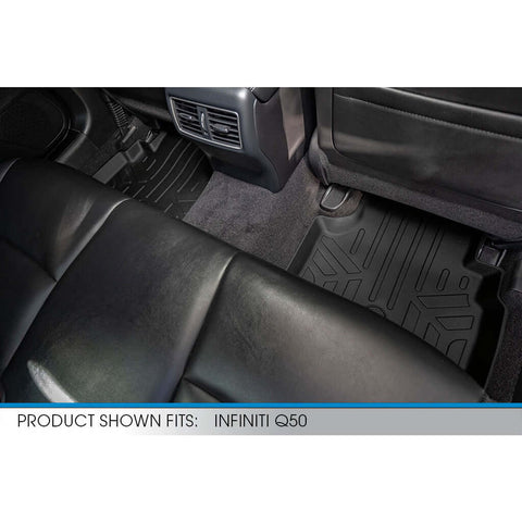 SMARTLINER Custom Fit Floor Liners For 2018-2025 Infiniti Q50 (With Spare Tire)