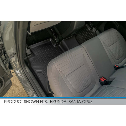 SMARTLINER Custom Fit Floor Liners For 2022-2025 Hyundai Santa Cruz