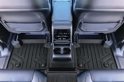 SMARTLINER Custom Fit Floor Liners For 2021-2025 Jeep Grand Cherokee L with 2nd Row Bucket Seats With Center Console