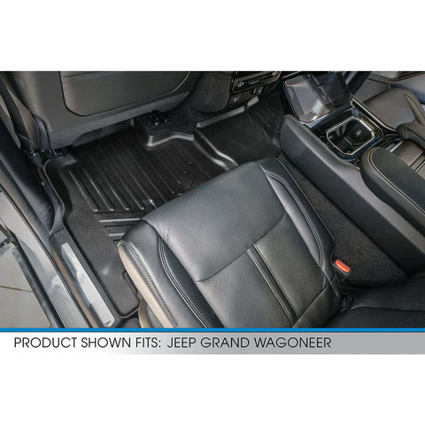SMARTLINER Custom Fit Floor Liners For 2022-2025 Jeep Grand Wagoneer (8 Passenger Model)