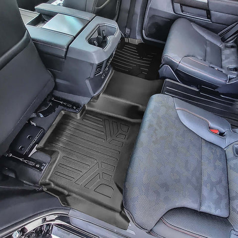 SMARTLINER Custom Fit Floor Liners For 2023-2025 Toyota Sequoia (8 Passenger Models)