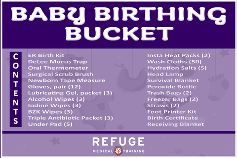 BIRTH OR POSTPARTUM BUCKET