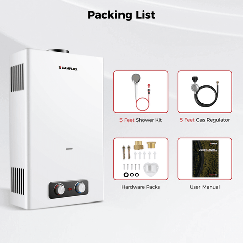 Camplux BD422 On Demand Water Heater Propane