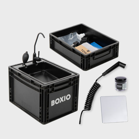 Einzelprodukt: BOXIO WASH MAX + I Camping sink with water filter system