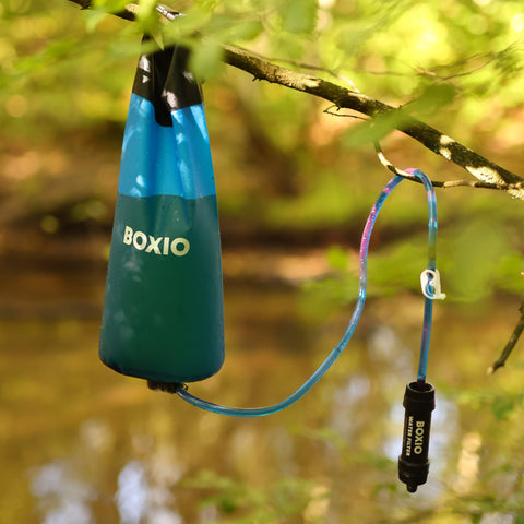 BOXIO WASH MAX + I Camping sink with water filter system