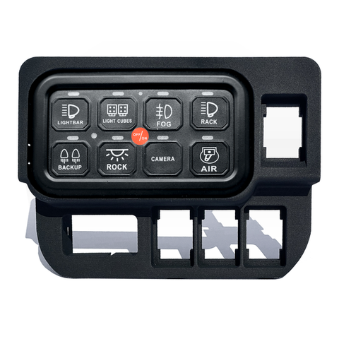 Base Switch Panel for 4 Short Switches (Tacoma Double Cab)