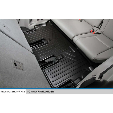 SMARTLINER Custom Fit Floor Liners For 2014-2019 Toyota Highlander (with 2nd Row Bench Seat)