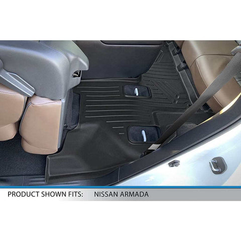 SMARTLINER Custom Fit Floor Liners For 17-18 Armada / 11-13 Infiniti QX56 / 2014-2018 QX80