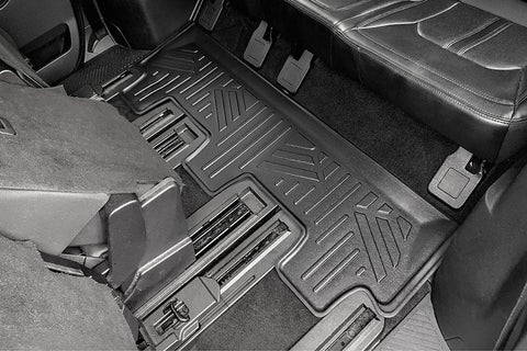 Smartliner Custom Fit Floor Liners For 2018-2024 Ford Expedition Max/Lincoln Navigator L (with 2nd Row Bench Seat)