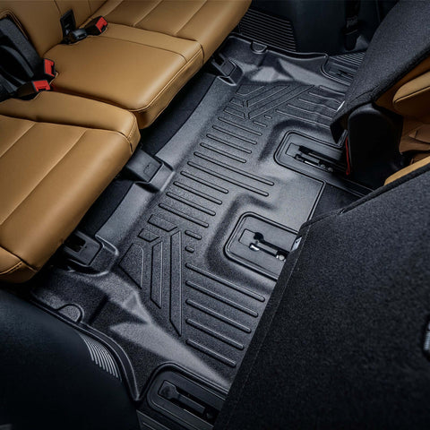 SMARTLINER Custom Fit Floor Liners For 2020-2025 Hyundai Palisade with 2nd Row Bench Seat