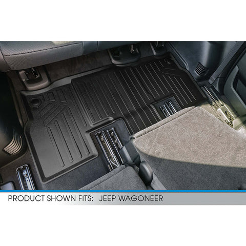 SMARTLINER Custom Fit Floor Liners For 2022-2025 Jeep Grand Wagoneer (8 Passenger Model)