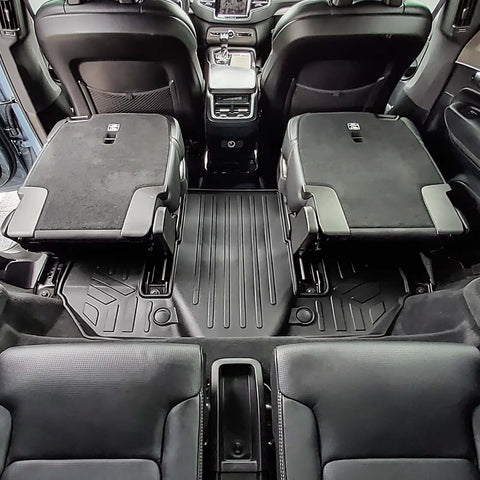 SMARTLINER Custom Fit Floor Liners For 2020-2025 Volvo XC90 (6 Passenger Models. No Plug-in Hybrid Models)