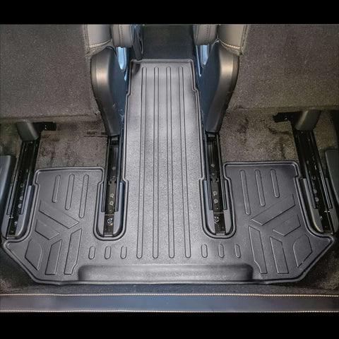 SMARTLINER Custom Fit Floor Liners For 2024-2025 Mazda CX-90 Plug-In Hybrid (Only Fits 2nd Row Bucket Seats With Center Console)