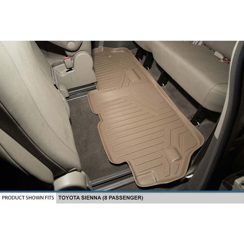 SMARTLINER Custom Fit Floor Liners For 2013-2020 Toyota Sienna (8 Passenger Model)