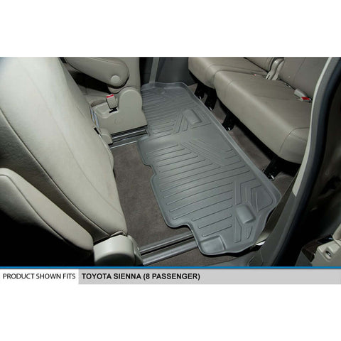 SMARTLINER Custom Fit Floor Liners For 2013-2020 Toyota Sienna (8 Passenger Model)