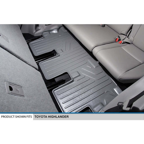 SMARTLINER Custom Fit Floor Liners For 2014-2019 Toyota Highlander (with 2nd Row Bench Seat)