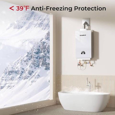 Indoor Natural Gas Tankless Water Heater 3.18 GPM
