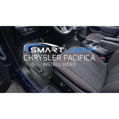 Smart Trim™ Custom Fit Floor Liners For 2017-2020 Chrysler Pacifica with 2nd Row Bucket Seats