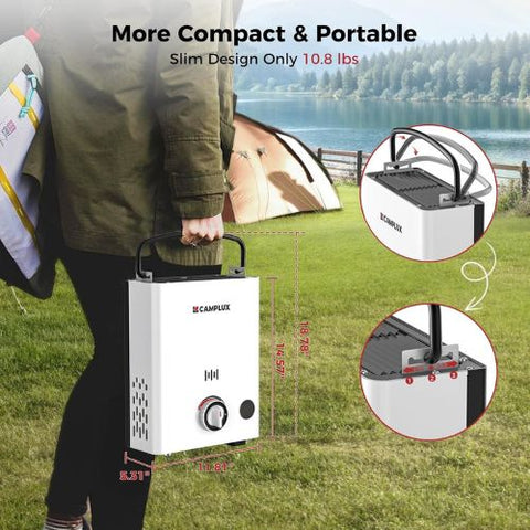 Camplux First F5 LPG Camping Water Heater