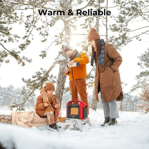 Camplux Portable Heater, Quick Heat 12000 BTU for Camping and Garage, Outdoor Propane Heater BH1501R
