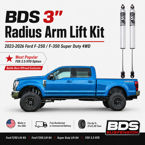3 Inch Lift Kit w/ Radius Arm | Ford F250/F350 Super Duty (23-25) 4WD