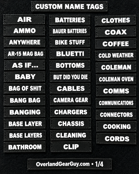 Custom Velcro Name Tags