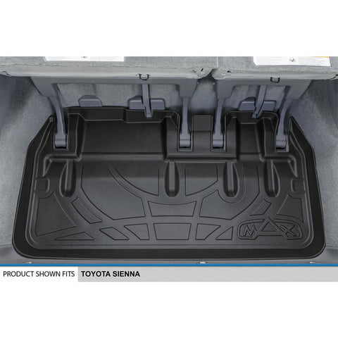 SMARTLINER Custom Fit Floor Liners For 2011-2012 Toyota Sienna (8 Passenger Model)