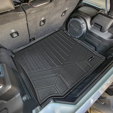 SMARTLINER Custom Fit Floor Liners For 18-24 Wrangler JL Unlimited (with Sub and No Flat Load Floor)