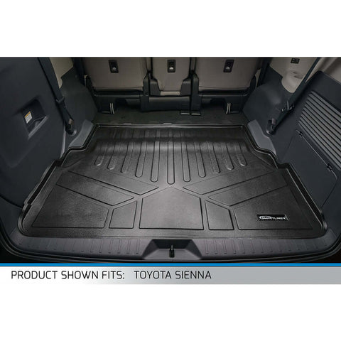 SMARTLINER Custom Fit Floor Liners For 2021-2025 Toyota Sienna with 2nd Row Bucket Seats and Spare Tire