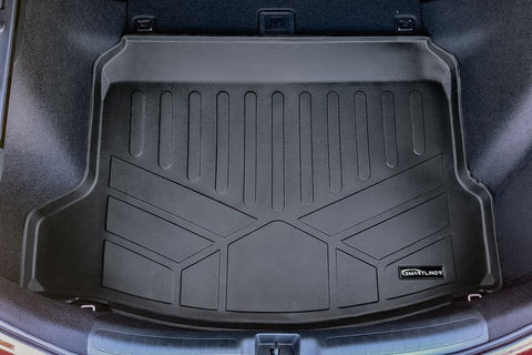 SMARTLINER Custom Fit Floor Liners For 2022-2025 Honda Civic Hatchback with 2nd Row USB Ports and Subwoofer in the Cargo Area