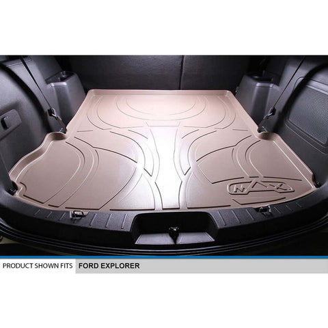 SMARTLINER Custom Fit Floor Liners For 2017-2019 Ford Explorer with 2nd Row Center Console