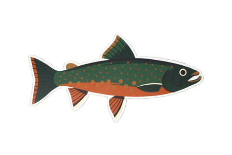 8 Pack of Trout Stickers