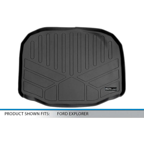 SMARTLINER Custom Fit Floor Liners For 2017-2019 Ford Explorer (with 2nd Row Center Console)