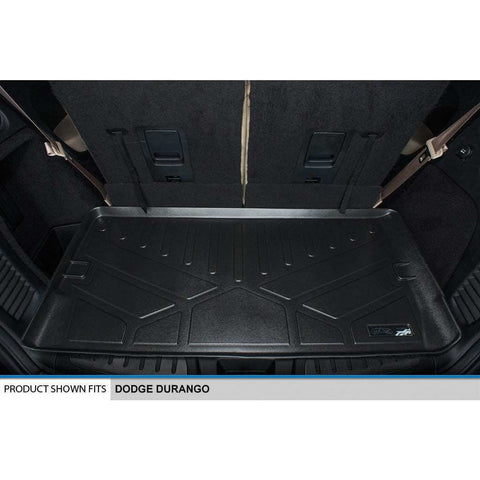 Smart Trim™ Custom Fit Floor Liners For 13-16 Durango with 1st Row Dual Floor Hooks & 2nd Row Bucket Seats