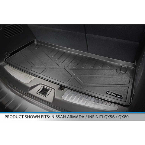 SMARTLINER Custom Fit Floor Liners For 17-18 Armada / 11-13 Infiniti QX56 / 2014-2018 QX80