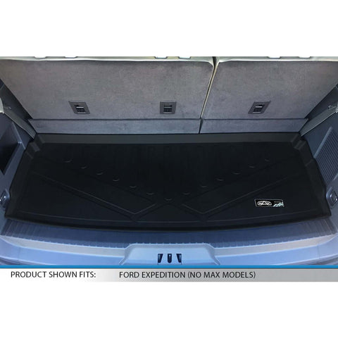Smart Trim™ Custom Fit Floor Liners For 2018-2024 Ford Expedition/Lincoln Navigator 2nd Row Bucket Seats (no Max or L)