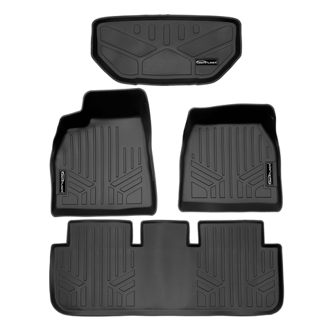 SMARTLINER Custom Fit Floor Liners For 2021-2024 Tesla Model S