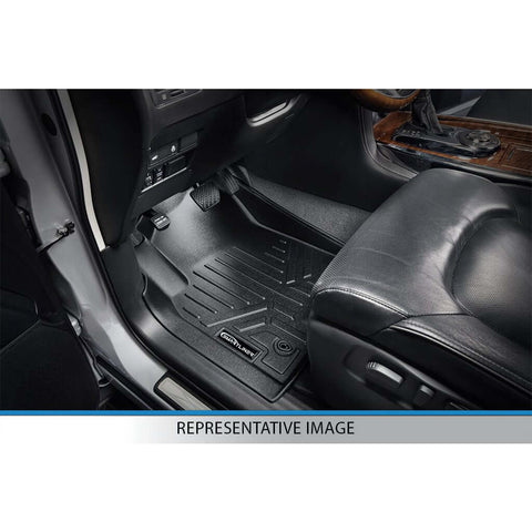 SMARTLINER Custom Fit Floor Liners For 2017 Jeep Patriot (with 1st Row Dual Driver Side Floor Hooks)