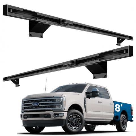 Integral Rails + Tie-down Cleats - Ford Super Duty 2017+