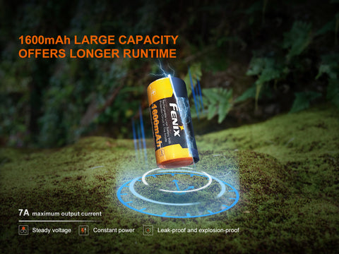 Fenix ARB-L18-1600 Rechargeable 18350 Battery